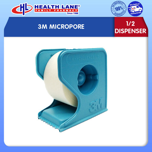 3M MICROPORE 1/2'' (DISPENSER) 